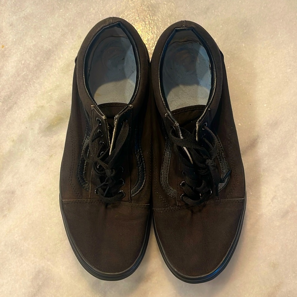 Men’s black vans size 11.5 B